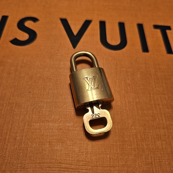 Louis Vuitton Gold Padlock with Key - Picture 2 of 7